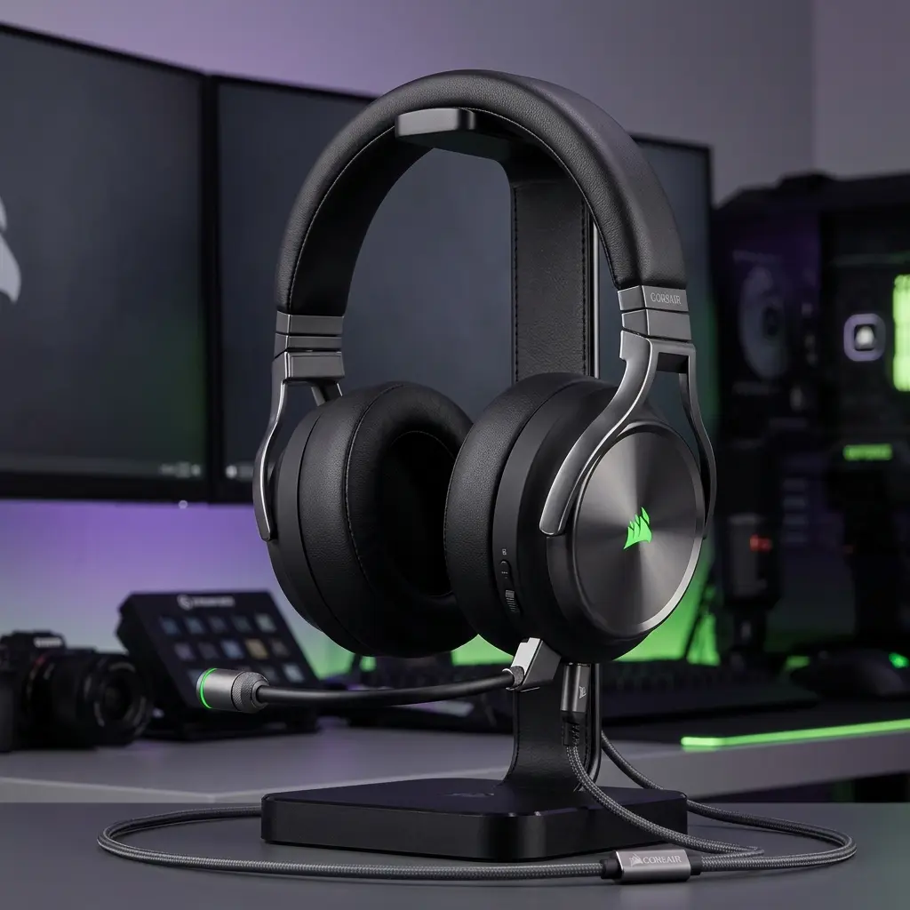 Maduber ASUS TUF Gaming GT501 Demon Slayer Edition Gaming PC Maduber Corsair Virtuoso RGB Wireless SE gaming headset